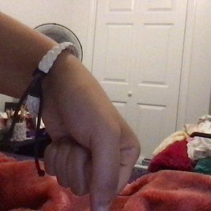 White Braided Bracelet